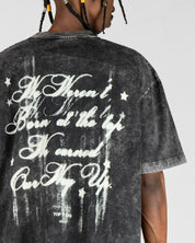 Washed Tshirt Negra We Weren´t Born