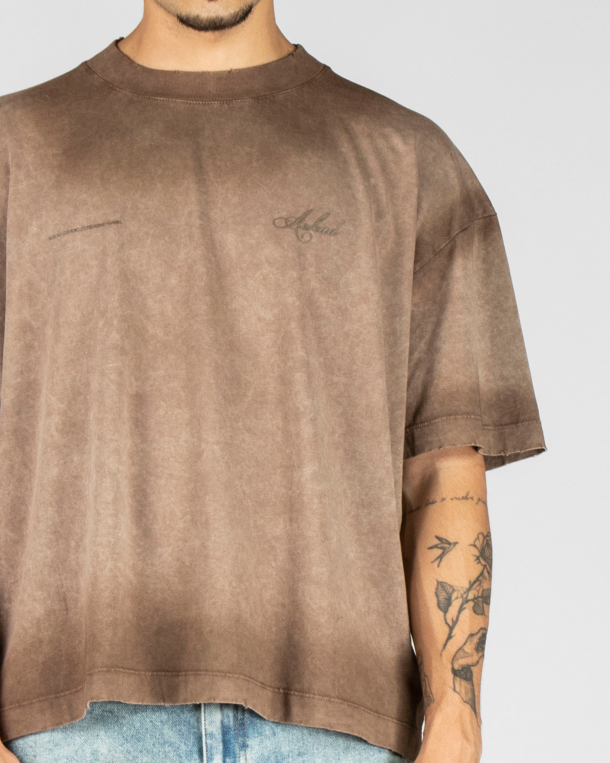 Washed Tshirt Top Dog Cafe