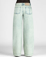 Pintuck Jean Dirty Mujer