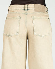 Washed Jean Caqui Destroyed Mujer