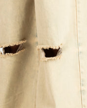 Washed Jean Caqui Destroyed Mujer