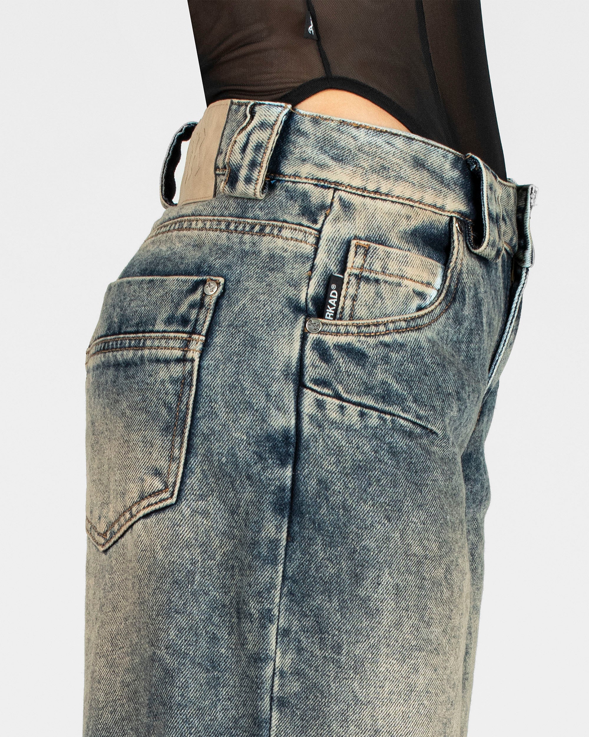 Denim Pant Azul Oscuro Mujer