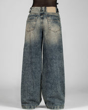 Denim Pant Azul Oscuro Mujer