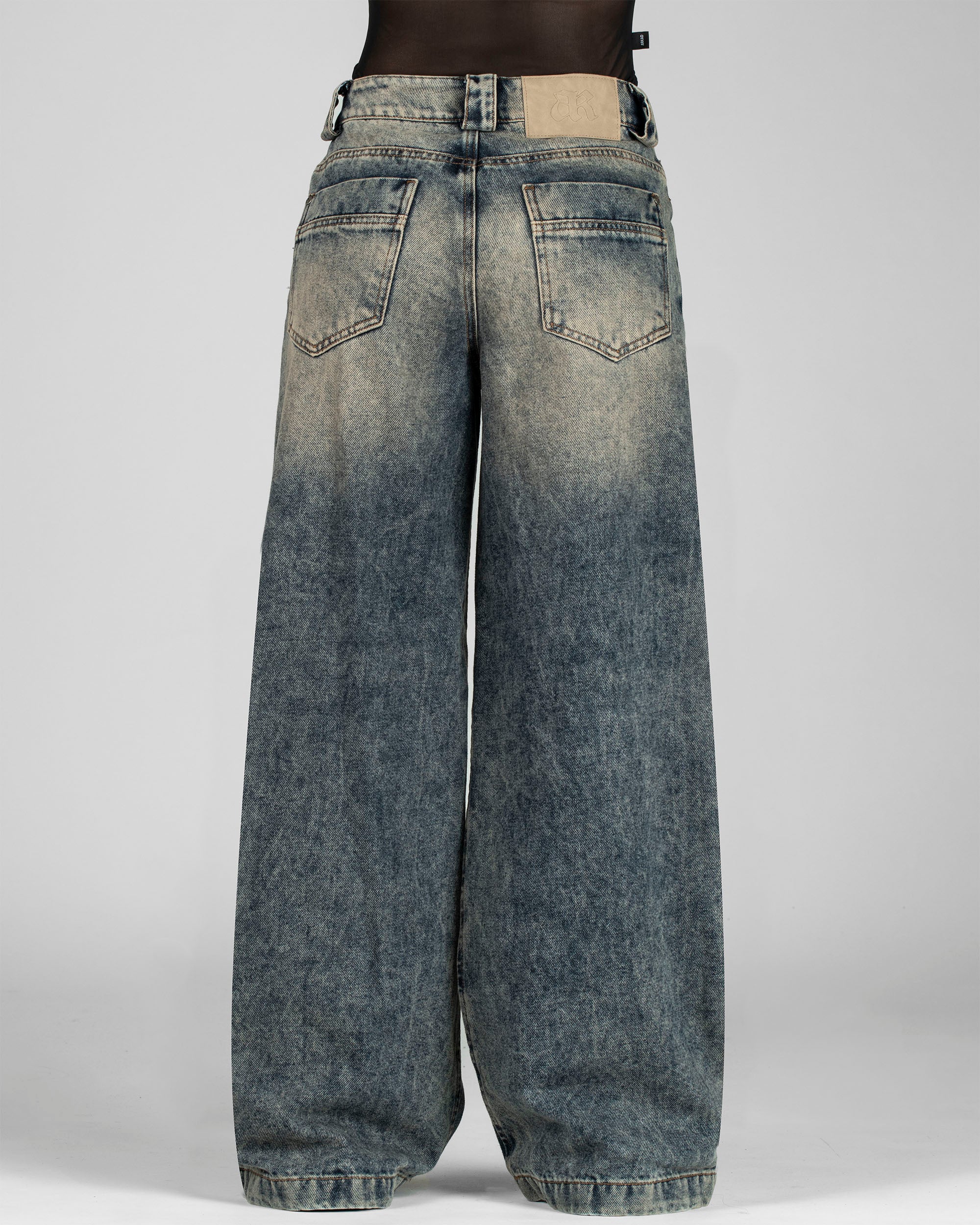 Denim Pant Azul Oscuro Mujer