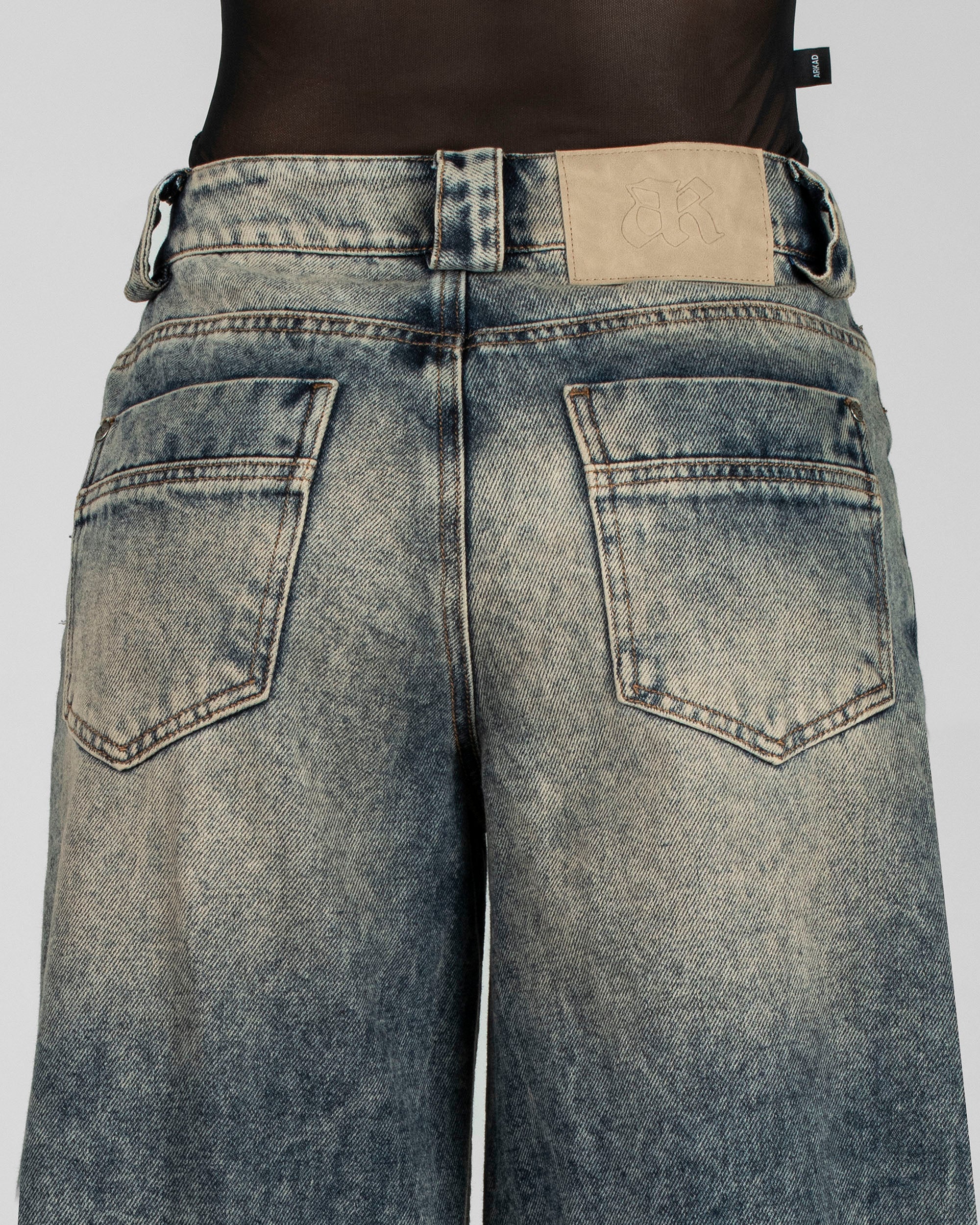 Denim Pant Azul Oscuro Mujer