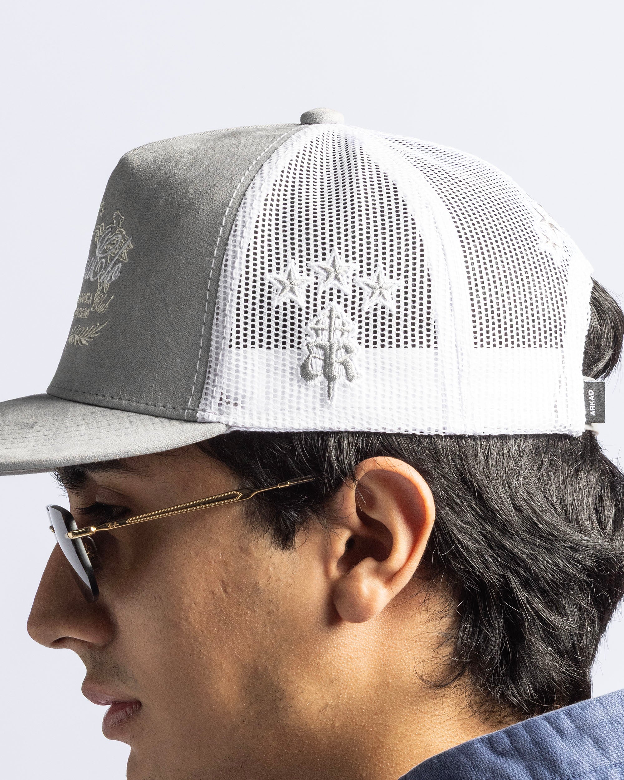 Gorra Gris Velvet Nato Leggenda