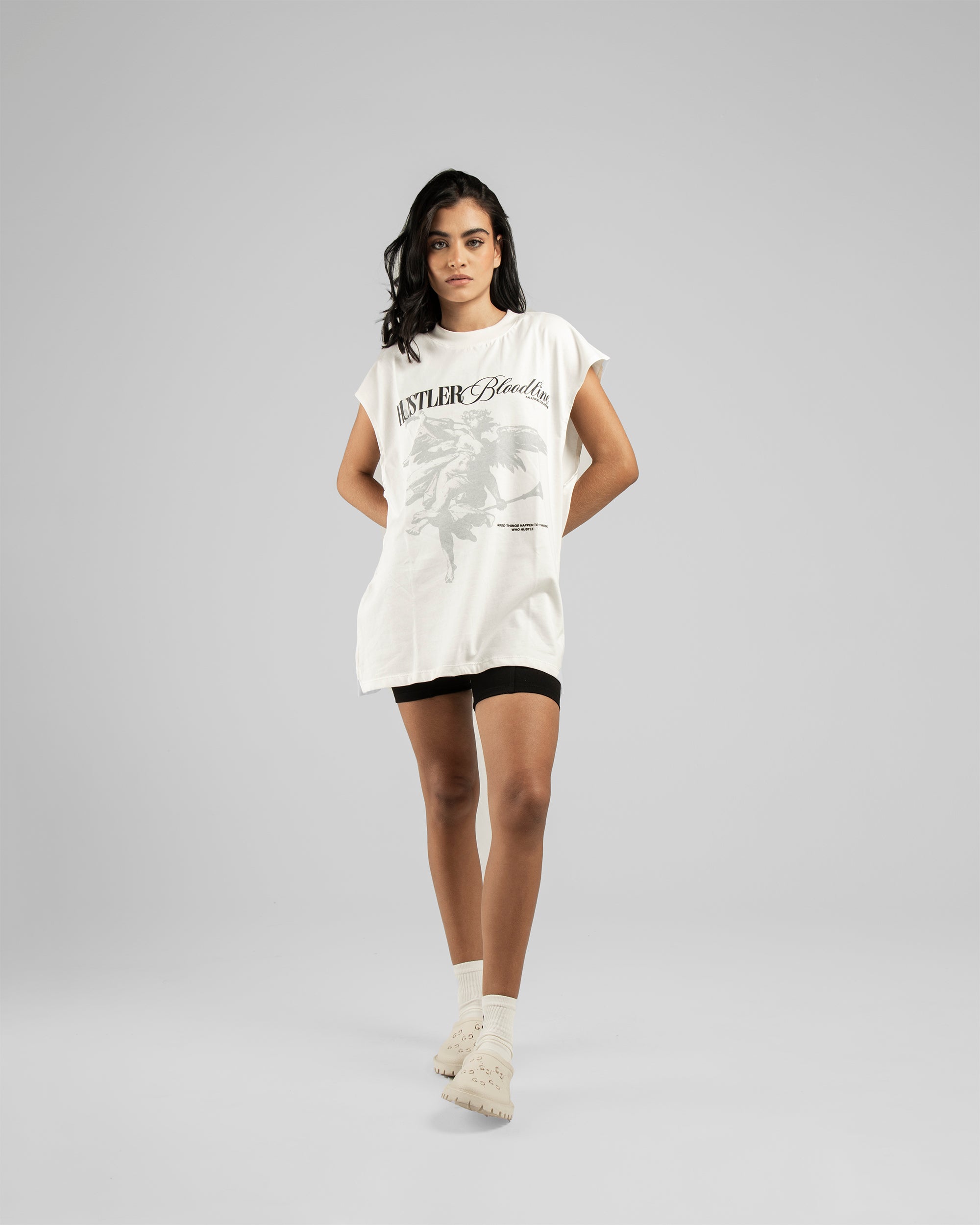 Tank Shirt Hustler - Crema