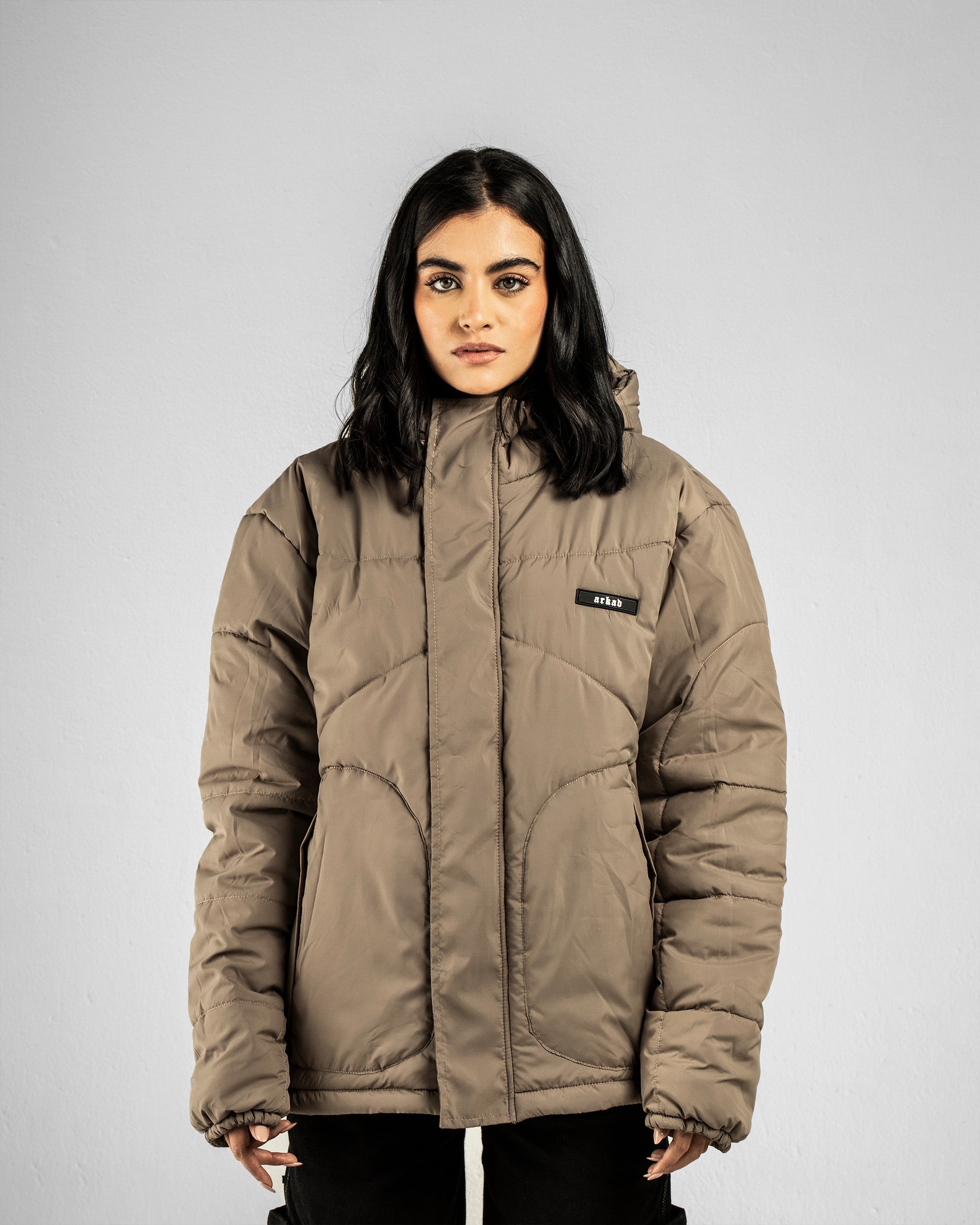 Puffer Jacket - Cafe