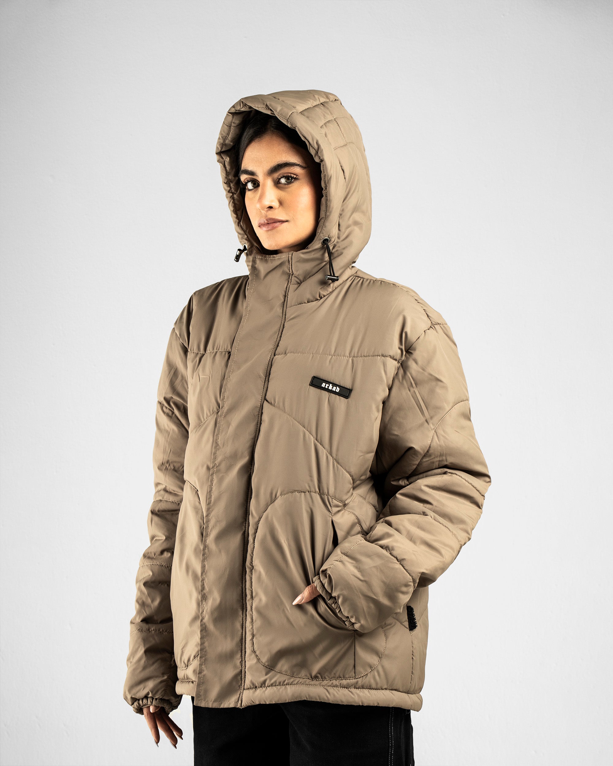 Puffer Jacket - Cafe
