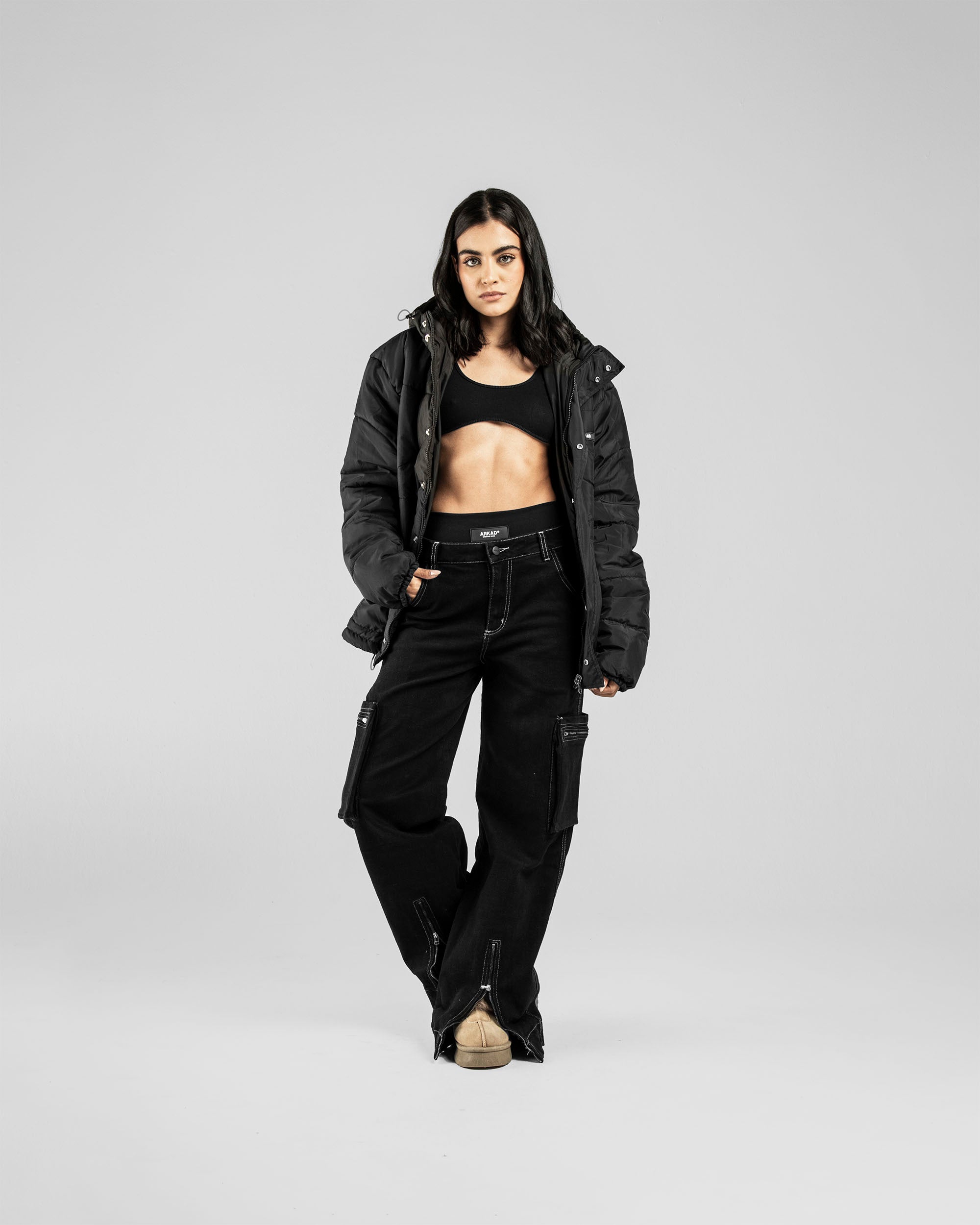 Puffer Jacket - Negra