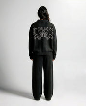 Knit Pant Negro Con Blanco - Unisex