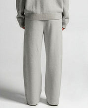 Knit Pant Gris Con Cafe - Unisex