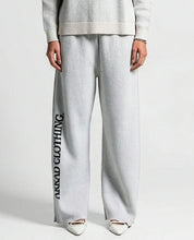Knit Pant Blanco Con Azul - Unisex