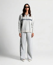 Knit Pant Blanco Con Azul - Unisex