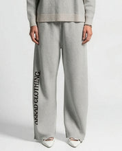 Knit Pant Gris Con Cafe - Unisex