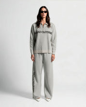Knit Pant Gris Con Cafe - Unisex