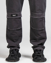 Pantalón Cargo Fuelles Gris