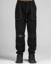 Pantalón Cargo Fuelles Negro