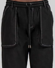 Pantalón Cargo Fuelles Negro