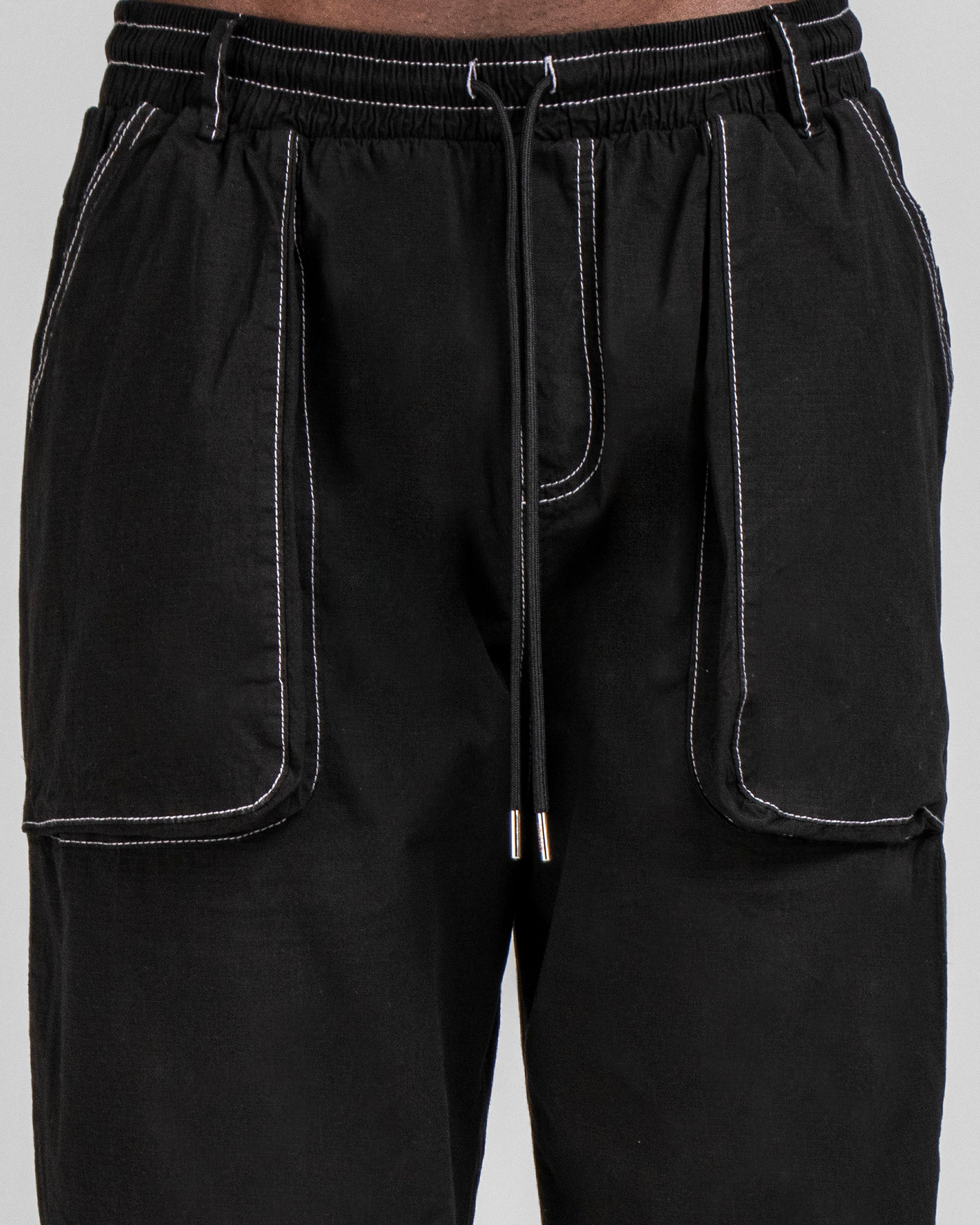 Pantalón Cargo Fuelles Negro