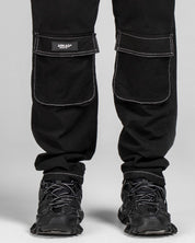 Pantalón Cargo Fuelles Negro