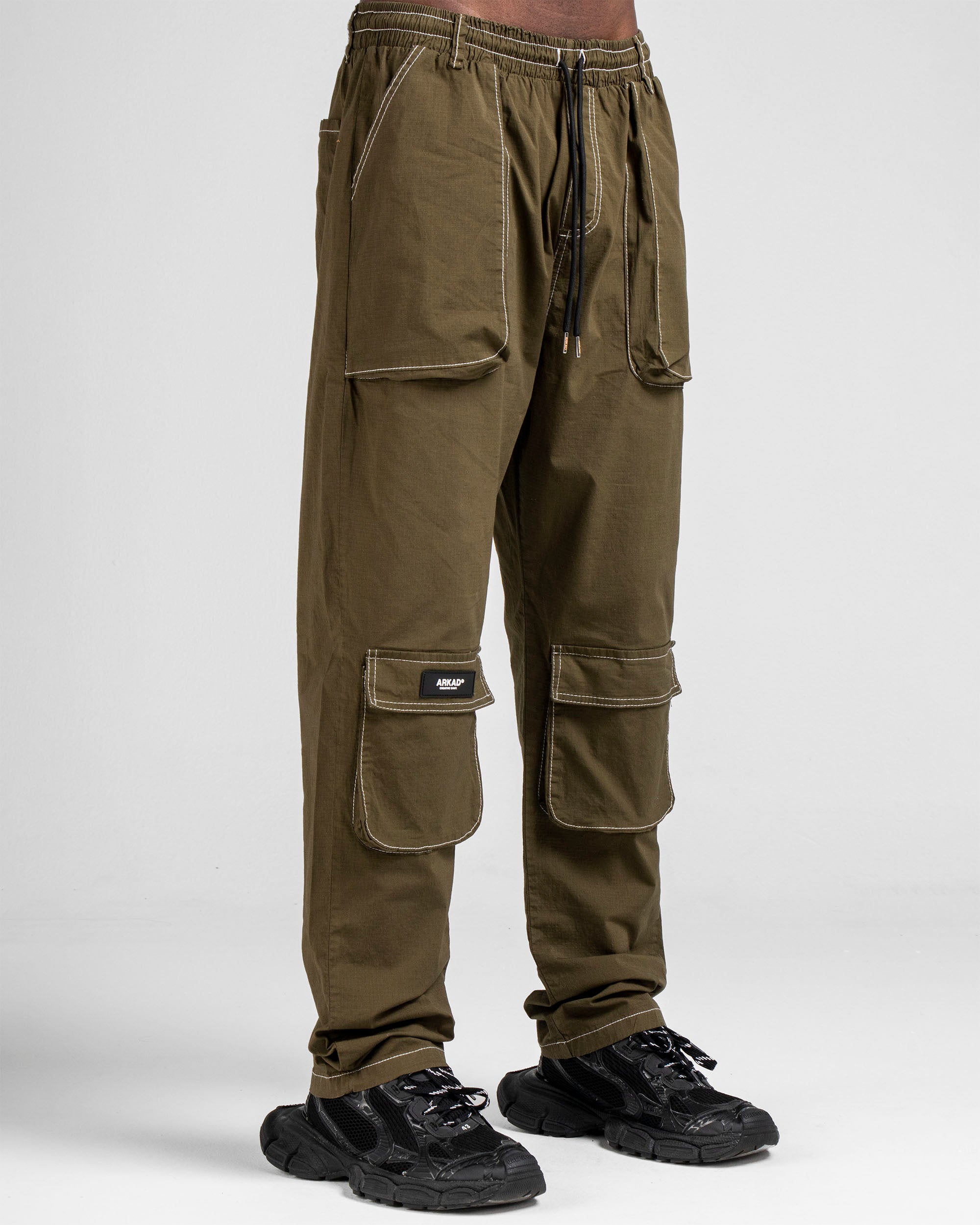 Pantalón Cargo Fuelles Verde