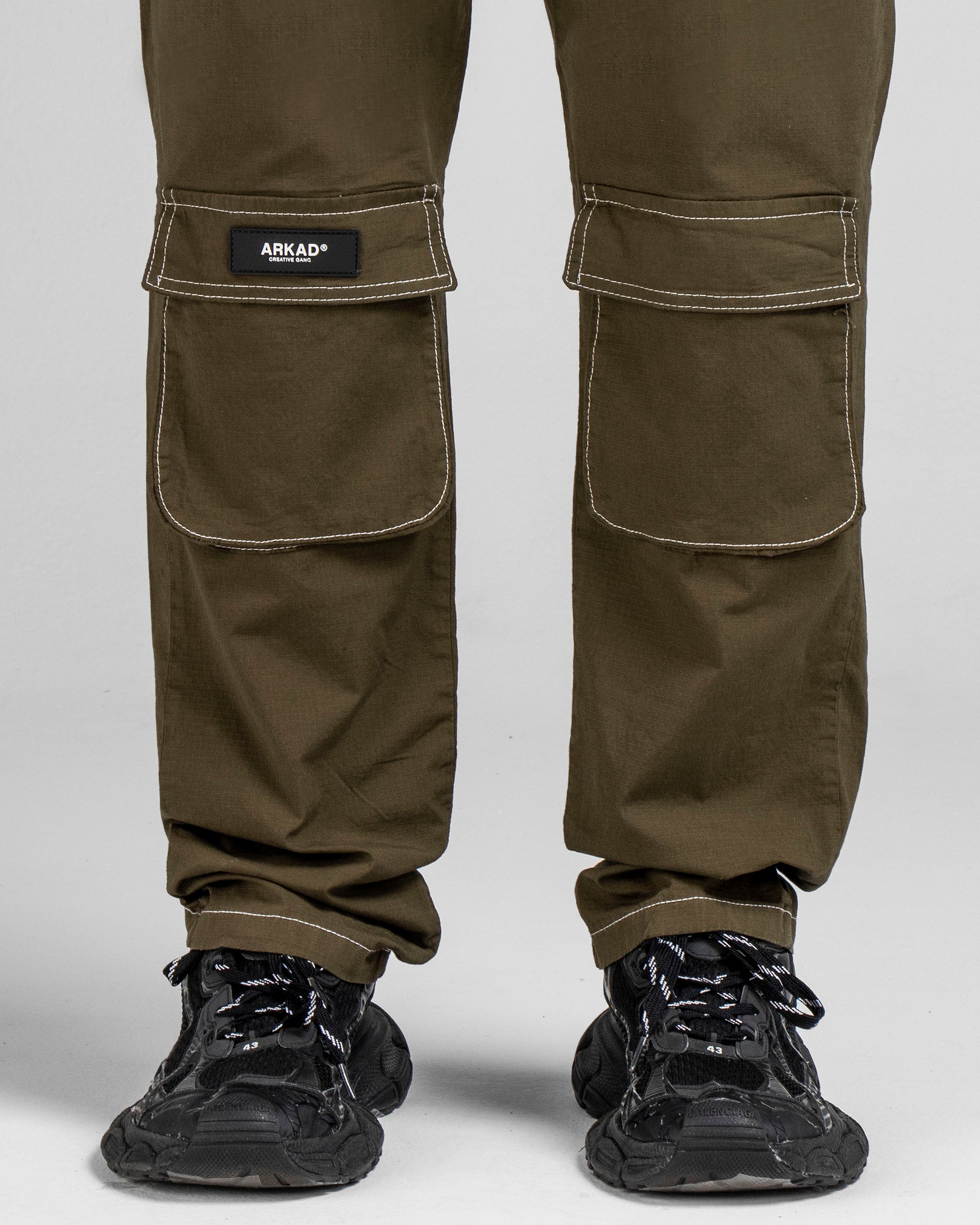Pantalón Cargo Fuelles Verde