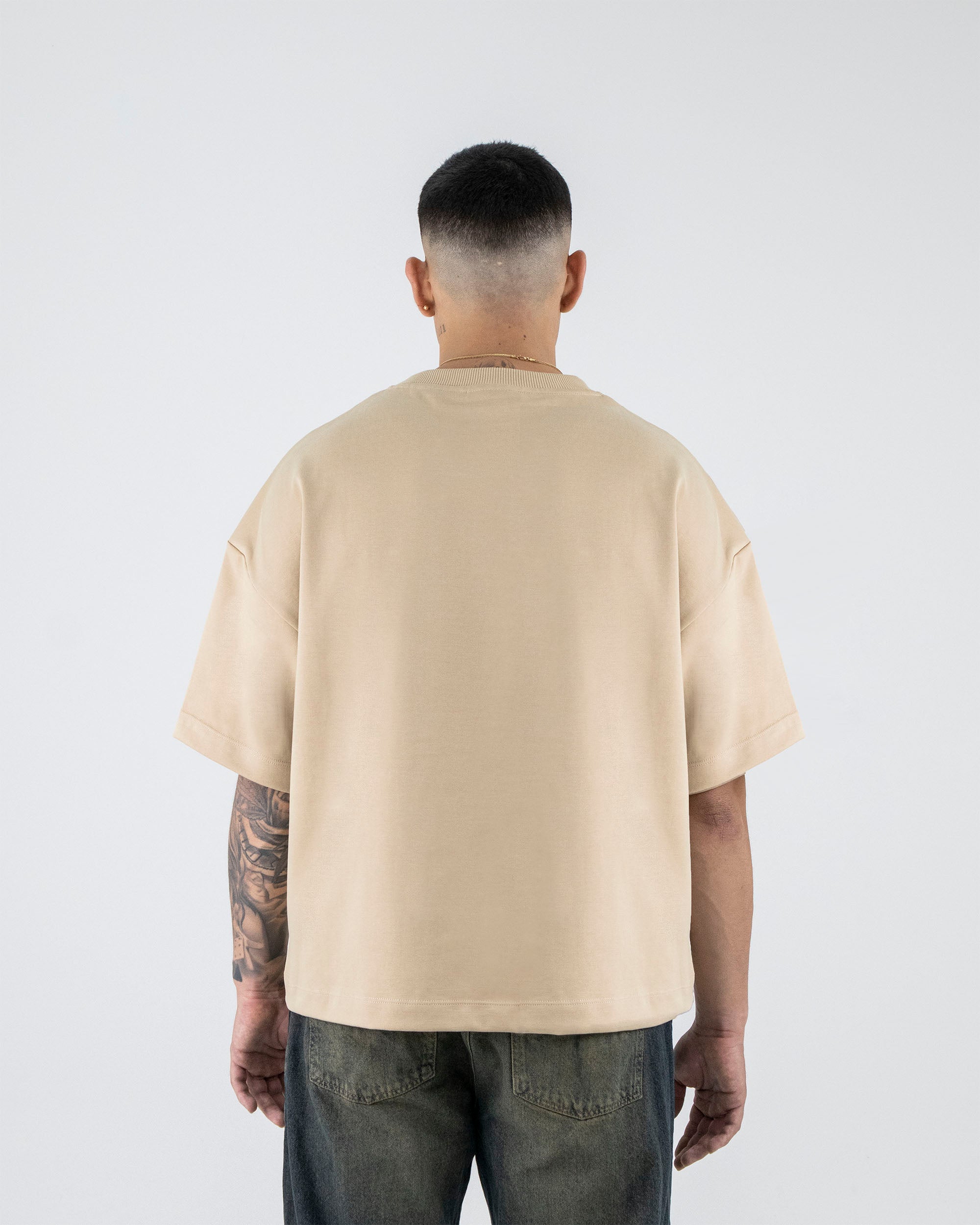 Boxy Tshirt Classics - Caqui