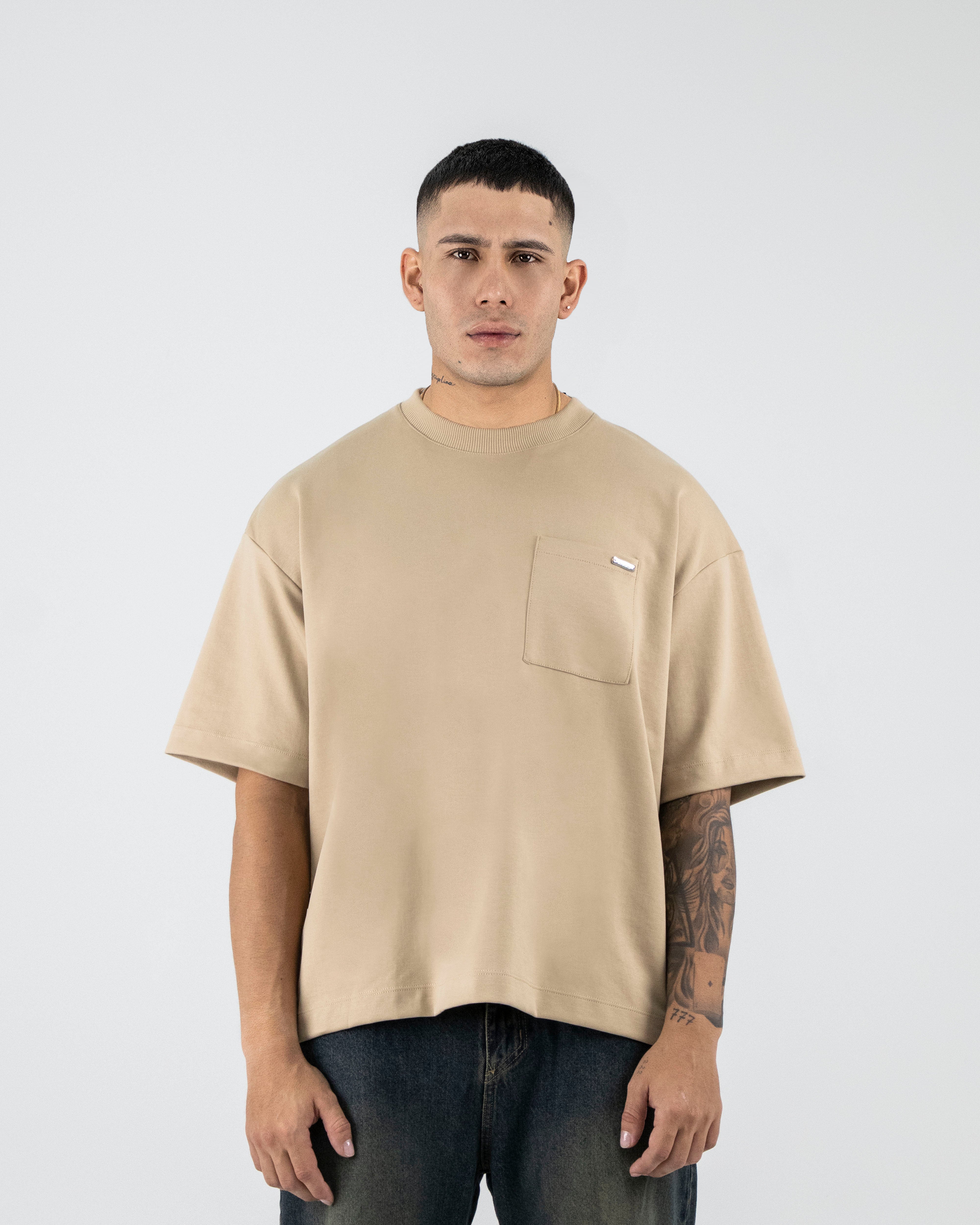 Pocket Tshirt Classics - Caqui