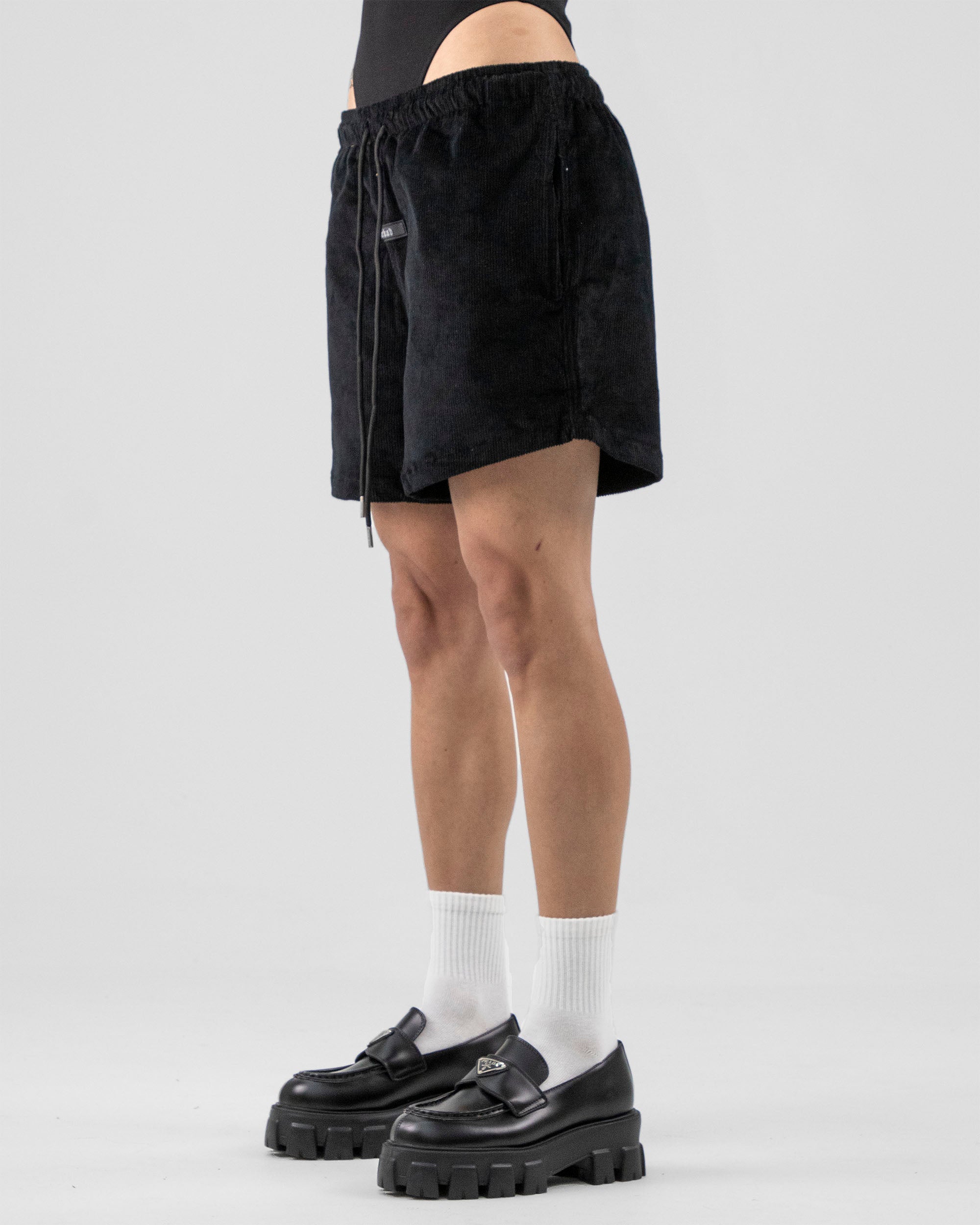 Classic Short pant Corduroy - Negro