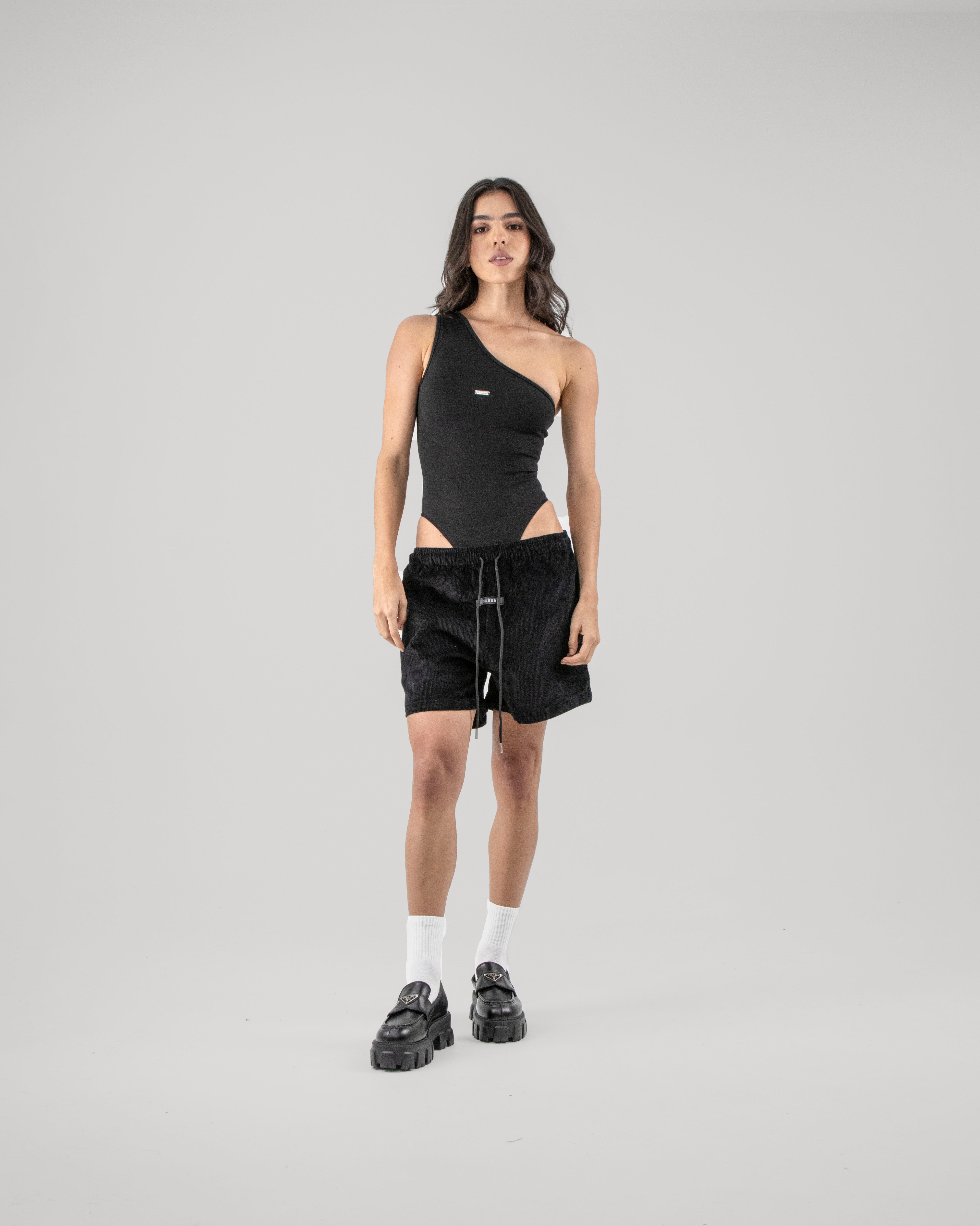 Classic Short pant Corduroy - Negro