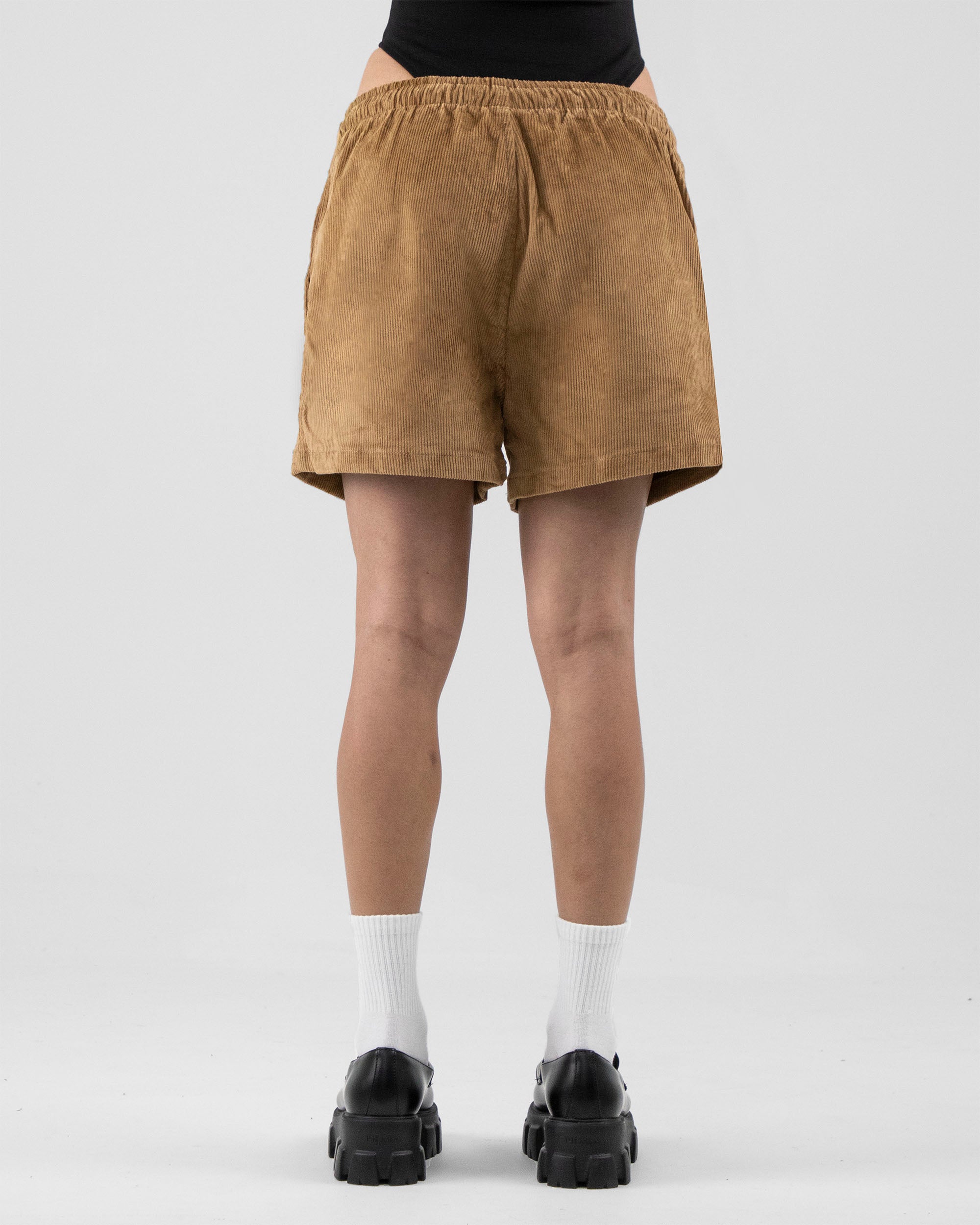 Classic Short Pant Corduroy - Cafe
