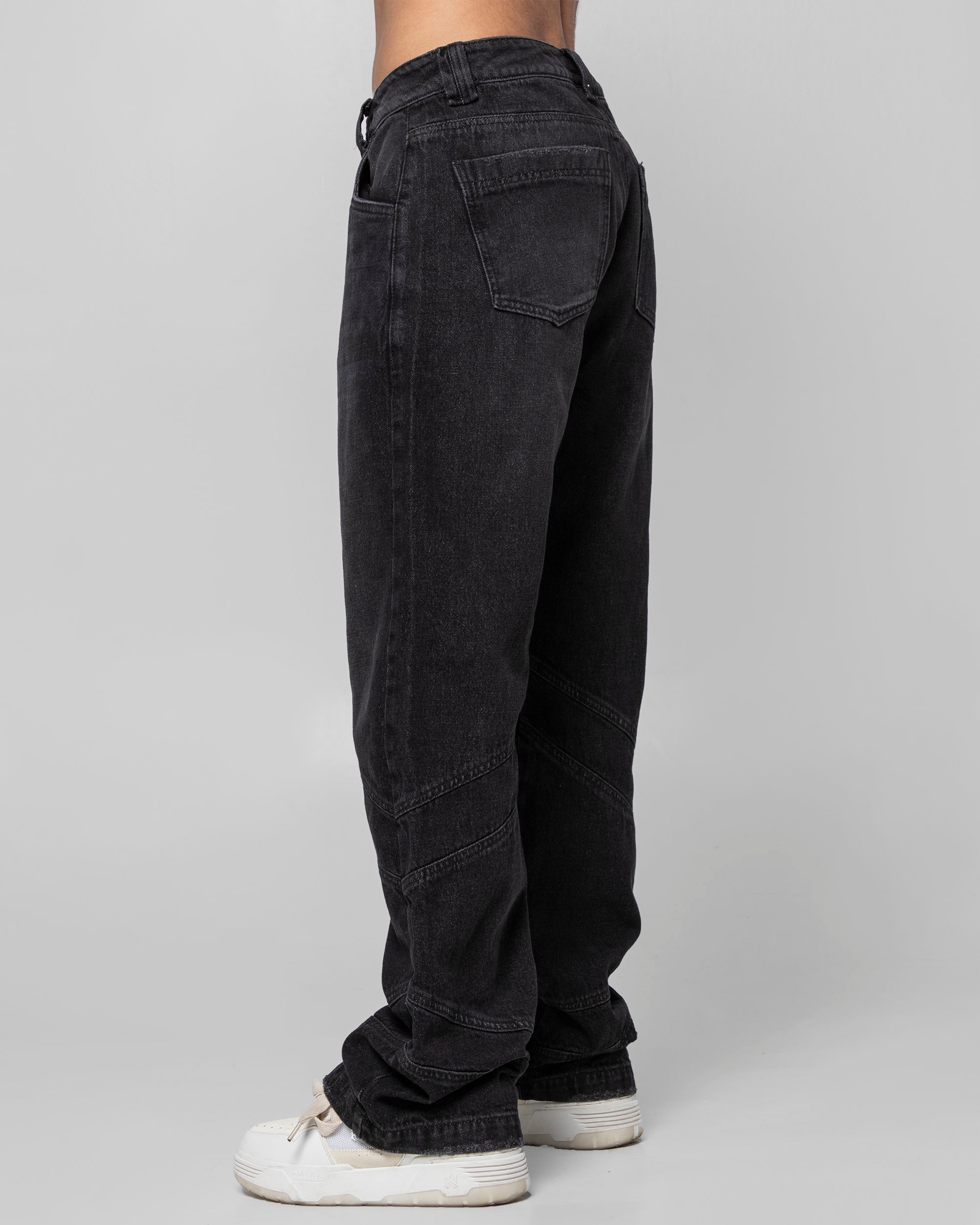 Denim Pant Clasico Negro Cortes