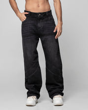 Denim Pant Clasico Negro Cortes