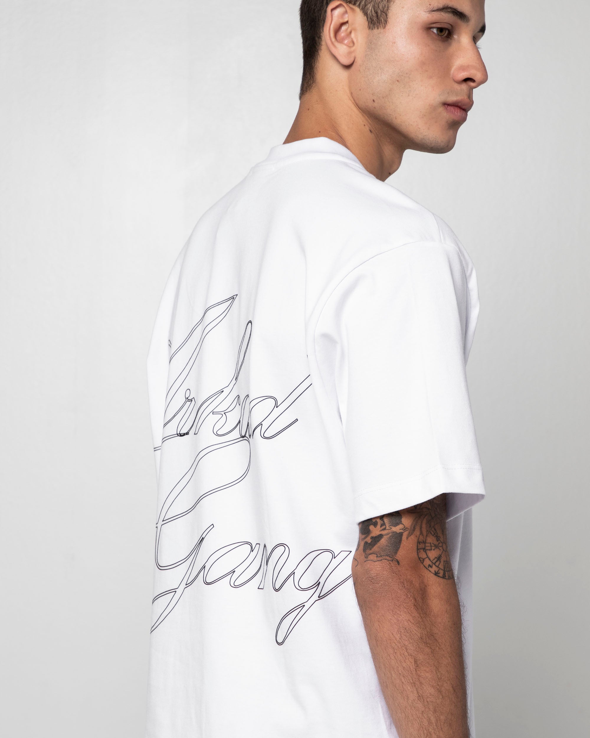Tshirt Blanca Arkad Gang Contorno