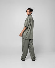 Tailored Pant Liviano Verde Oliva