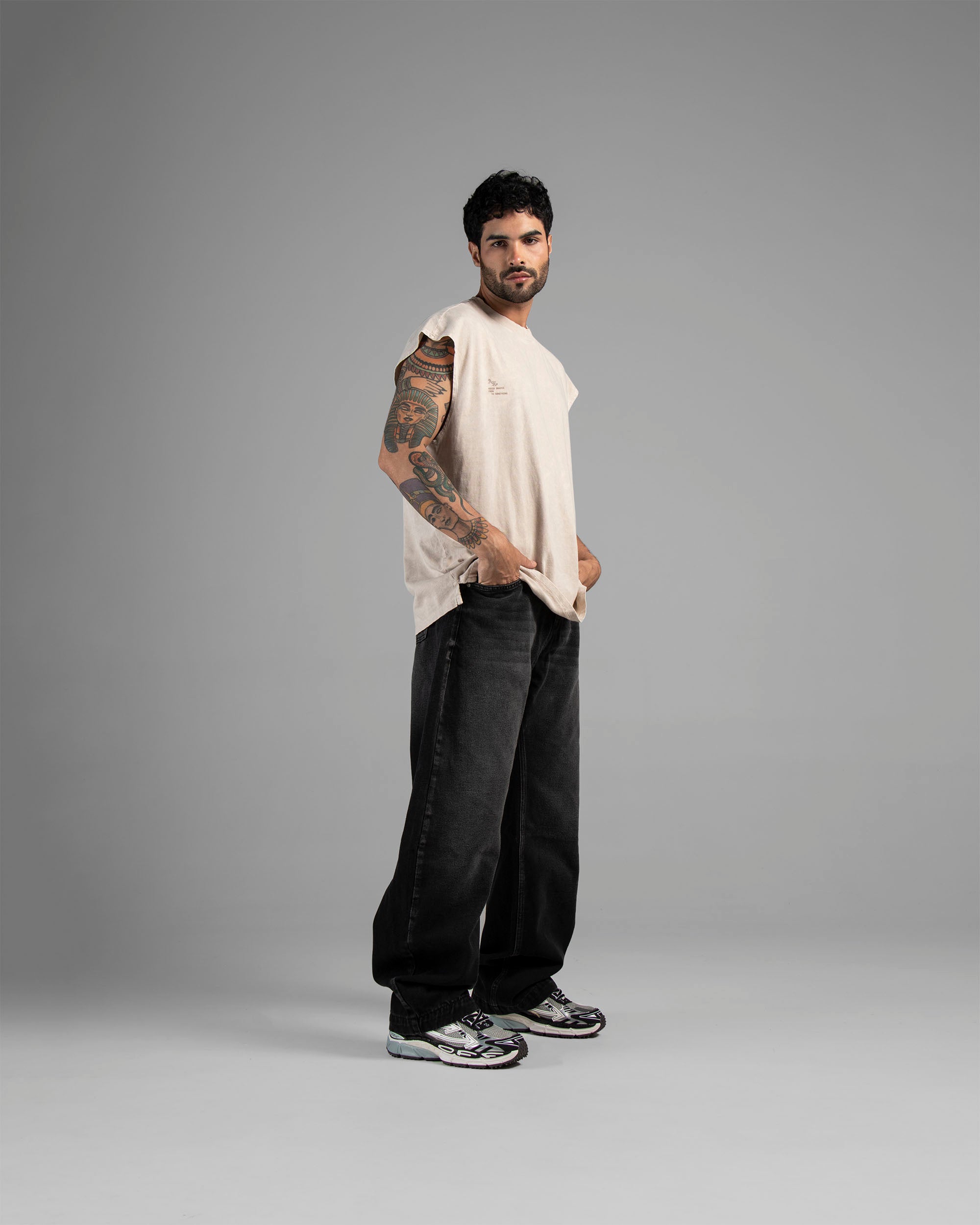 Denim Pant Baggy Negro