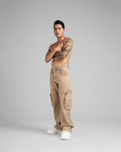 Washed Denim Pant