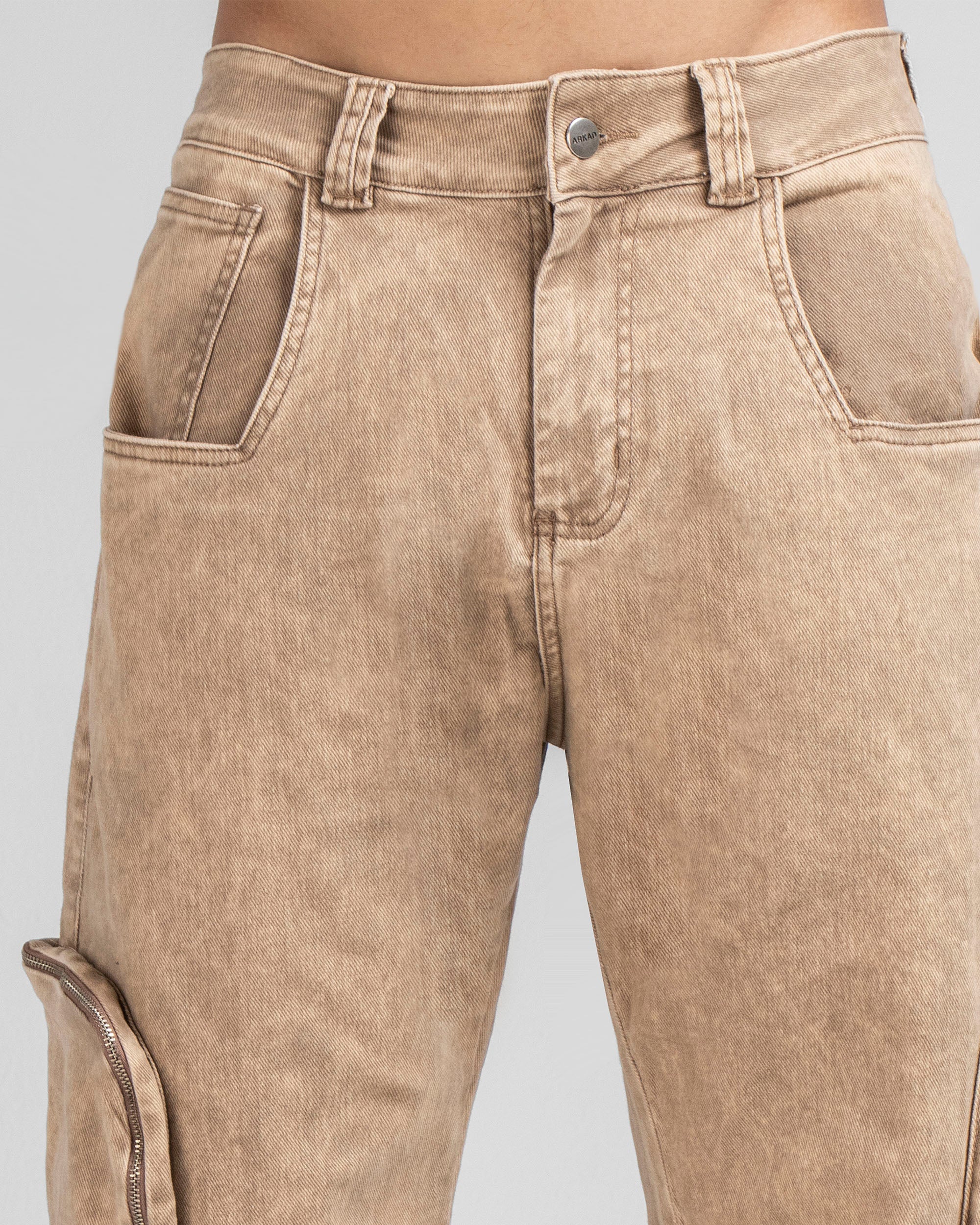 Washed Denim Pant