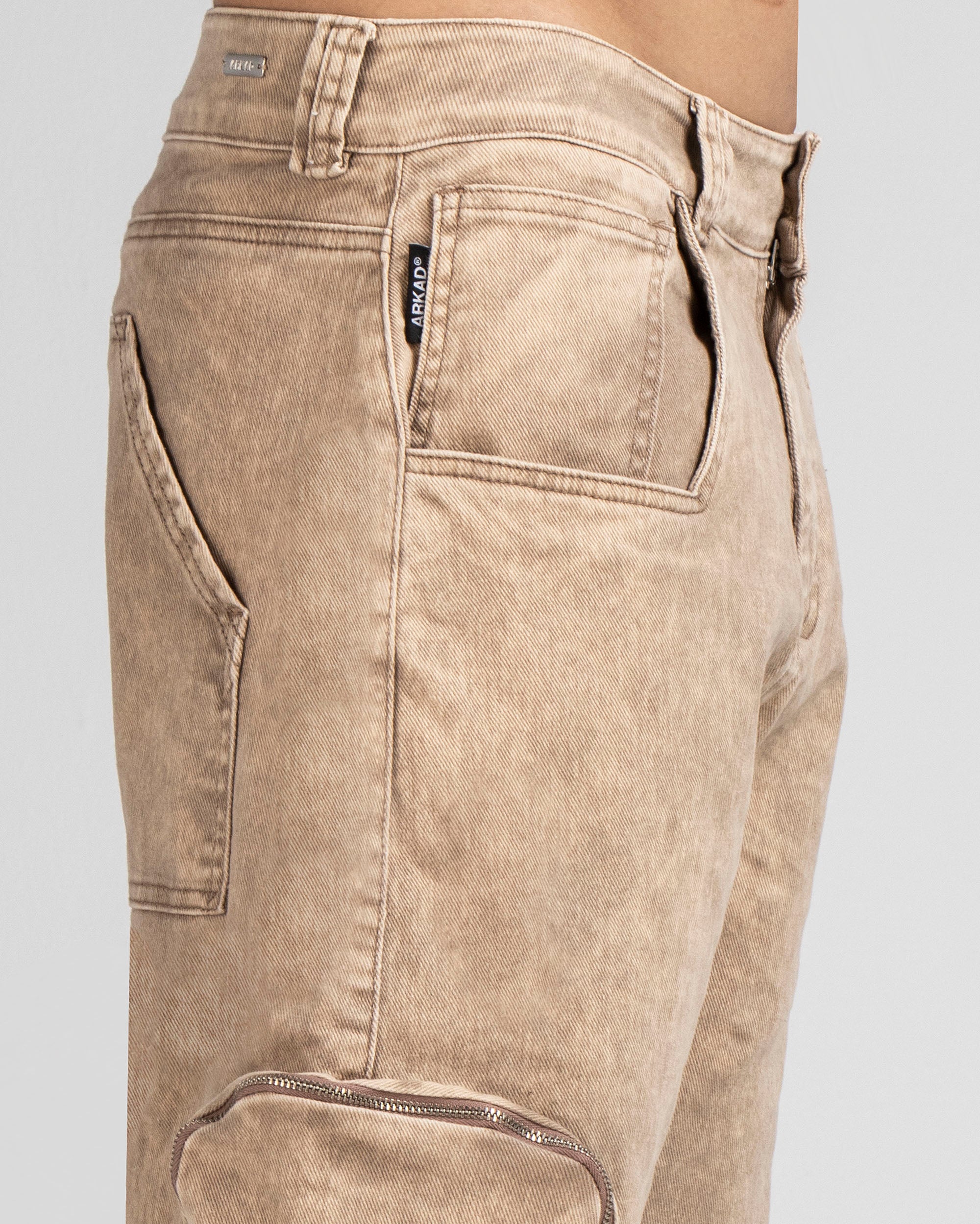 Washed Denim Pant