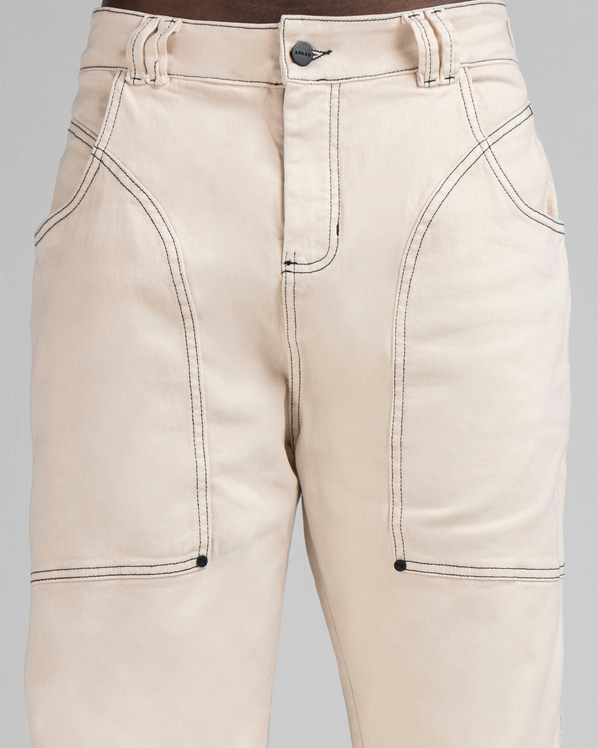 Denim Pant Beige Cortes