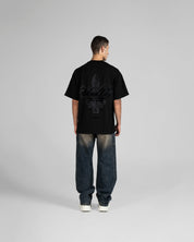 Tshirt Oversize Negra Velvet