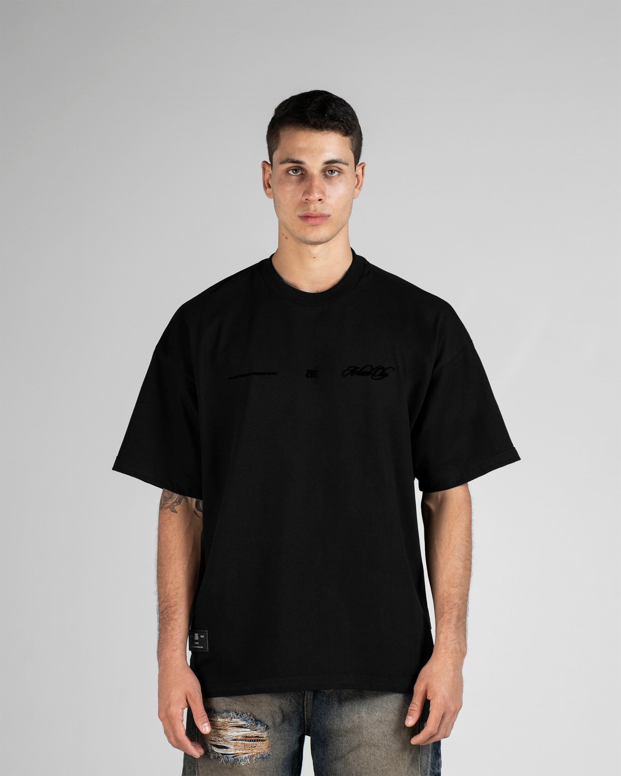 Tshirt Oversize Negra Velvet