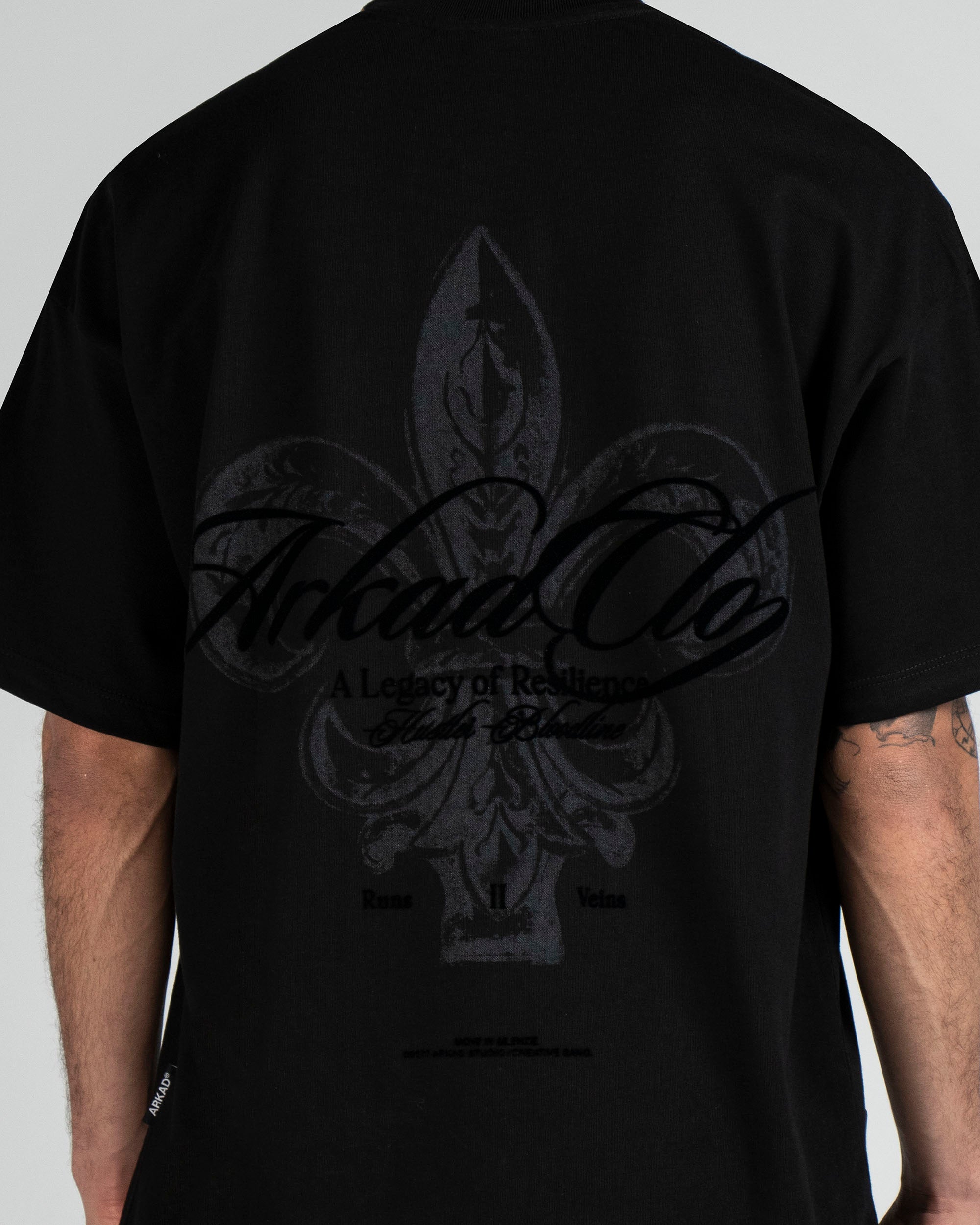 Tshirt Oversize Negra Velvet
