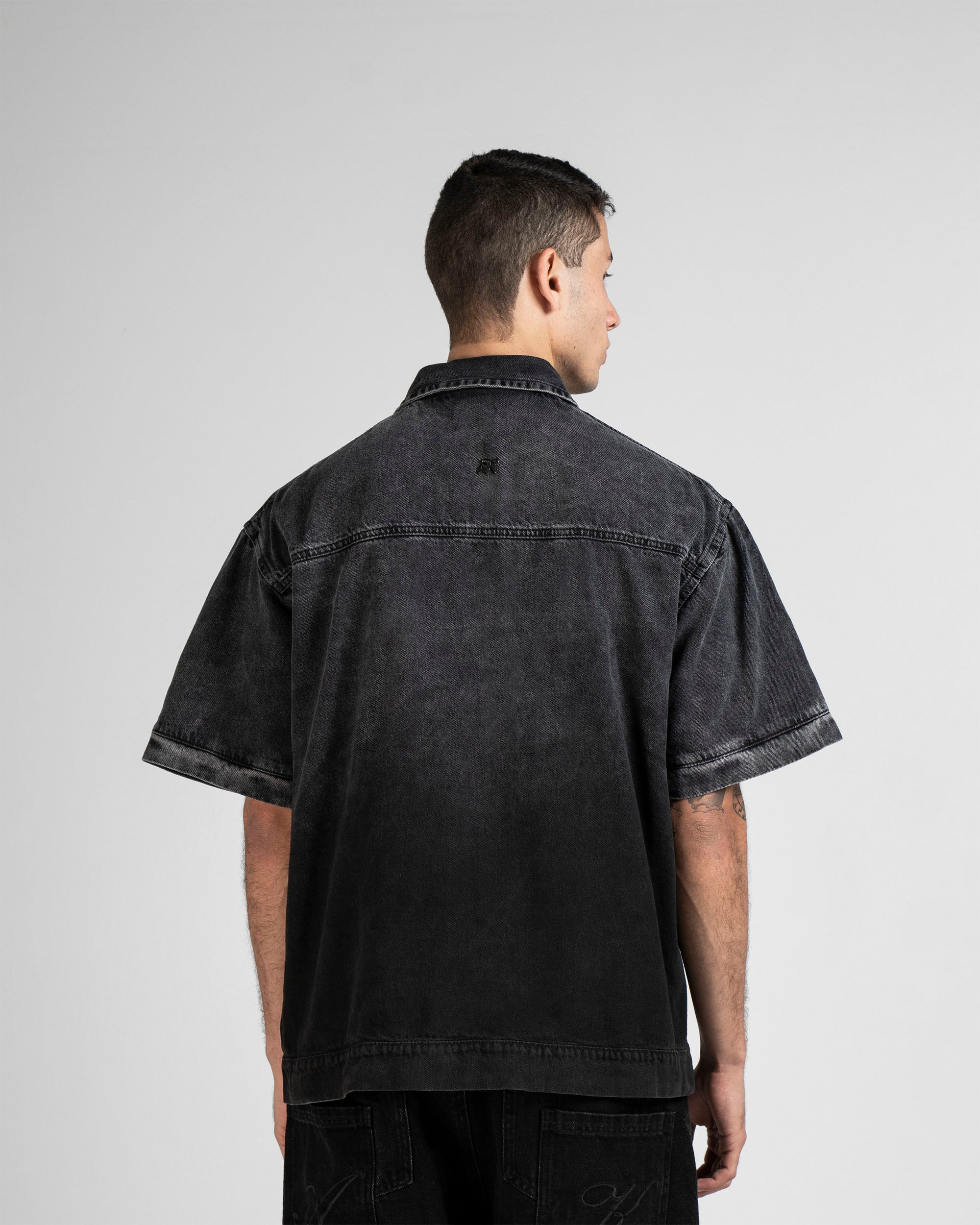 Denim Shirt Hustler