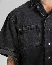 Denim Shirt Hustler
