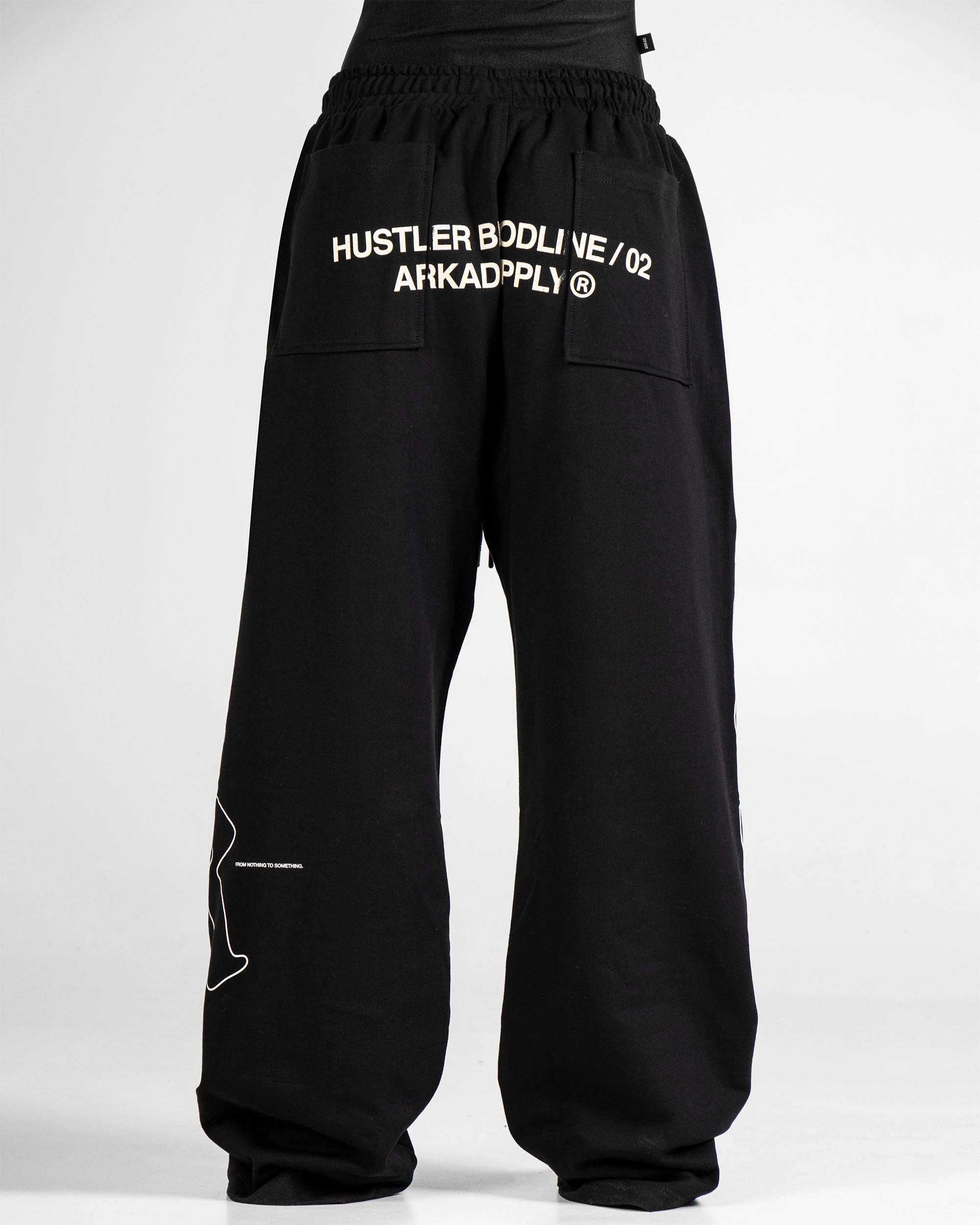 Trackpant Hustler Negra Unisex