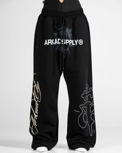 Trackpant Hustler Negra Unisex