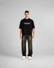 Denim Pant Laser Negro