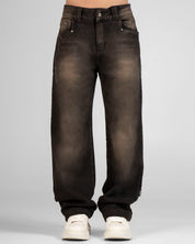 Denim Pant Laser Negro